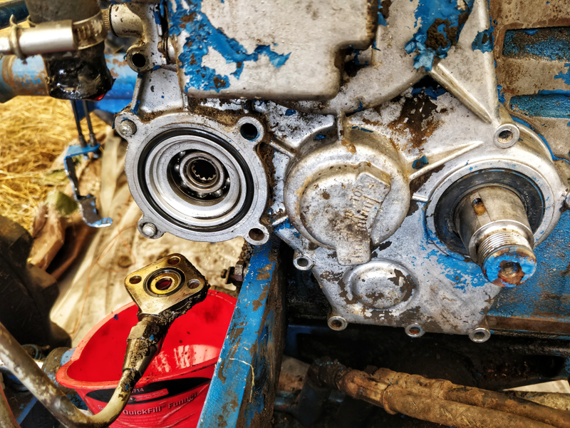 Power steering pump off...